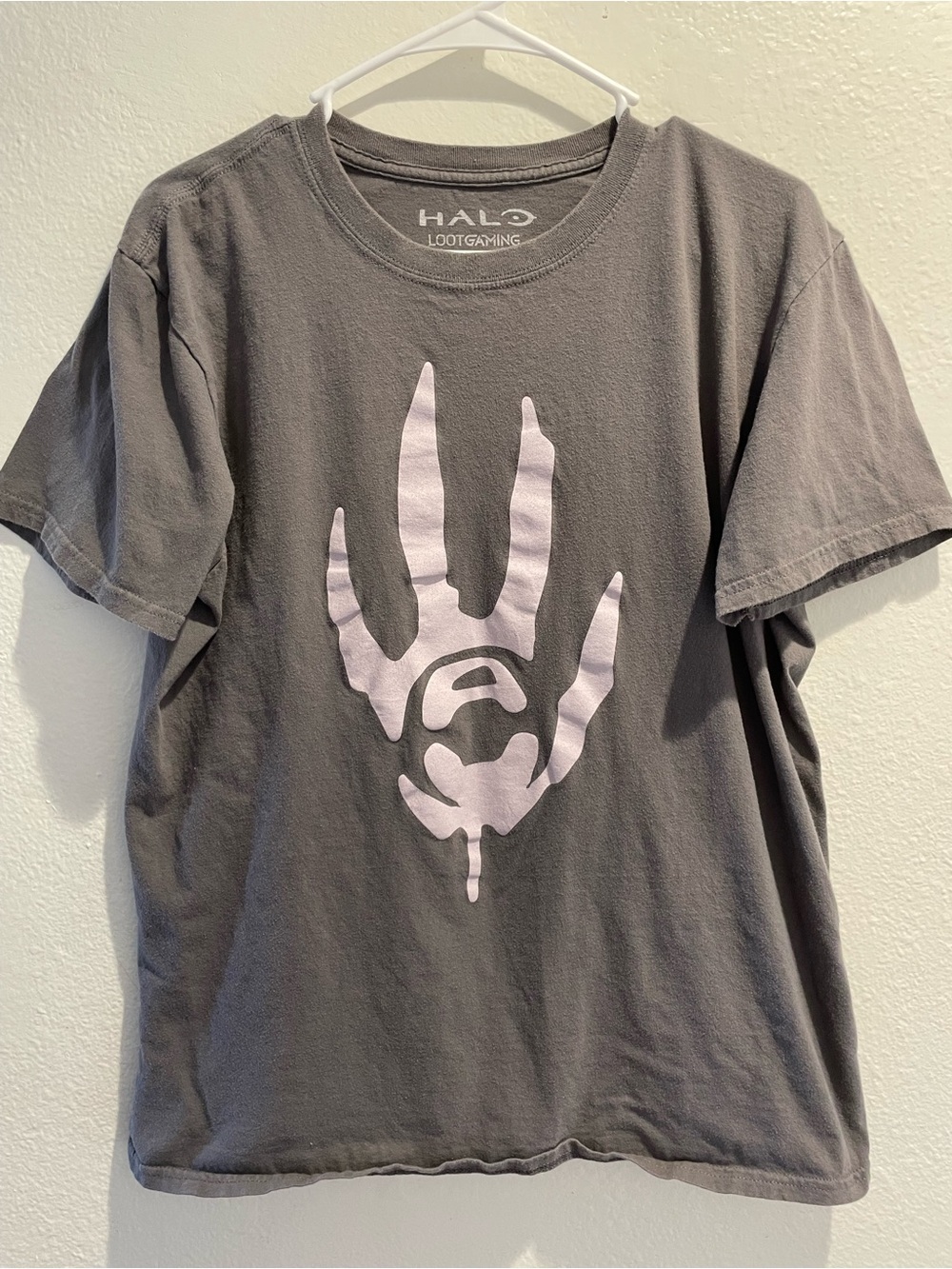 Halo Loot Crate Exclusive Didact’s Hand T-Shirt Gray Mens L